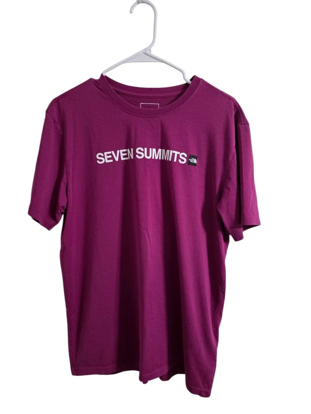 The North face Seven Summits Magenta Tshirt Size Medium